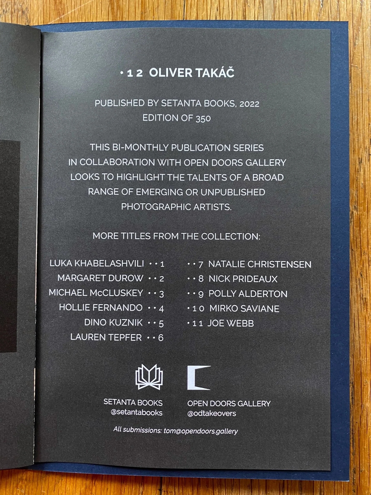 012 - Oliver Takáč - Special Edition (3 Print Options) - Image 11
