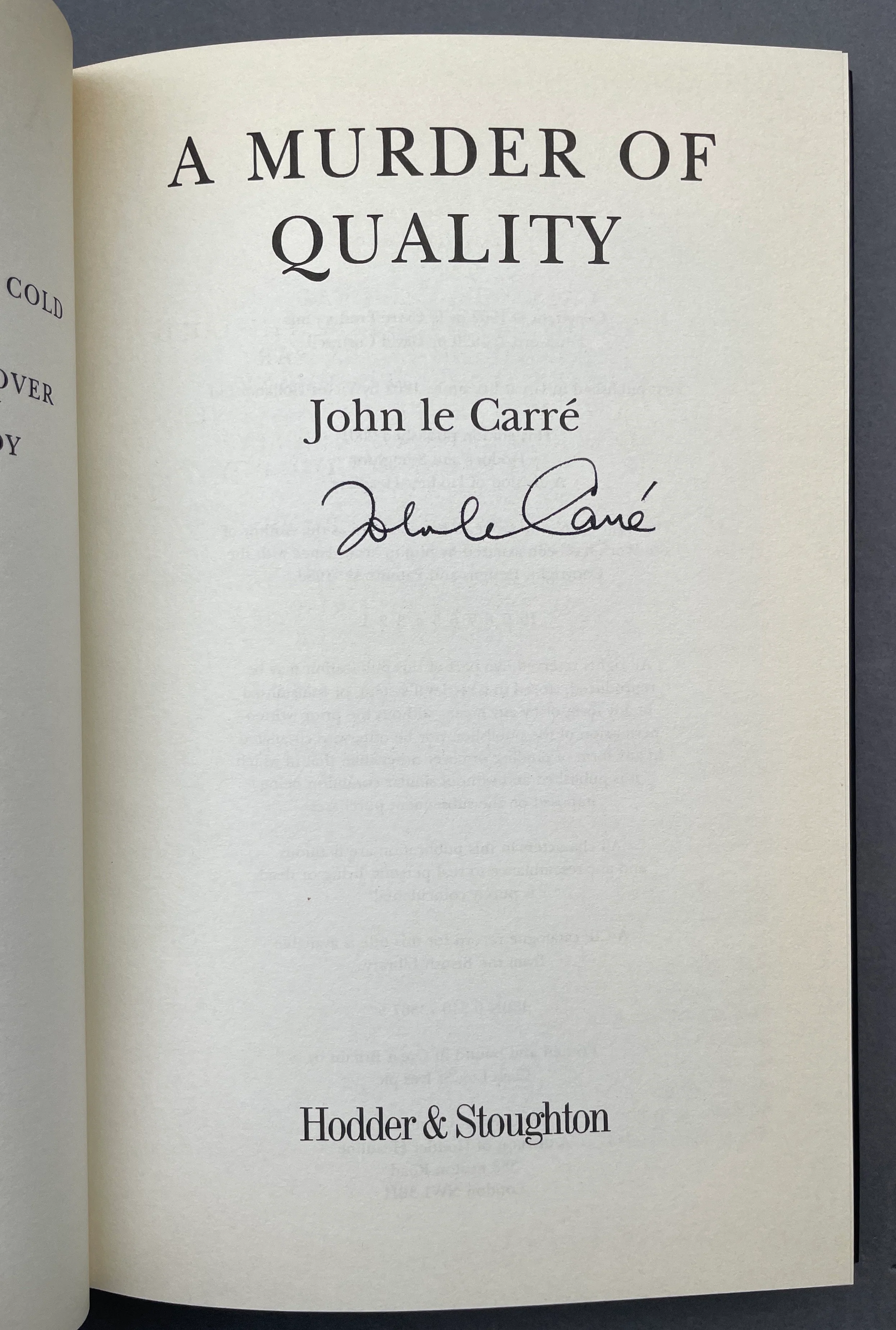 A Murder of Quality - Image 2
