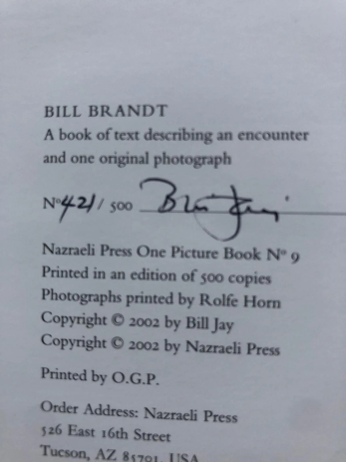 Bill Brandt (One Picture Book) - Image 6
