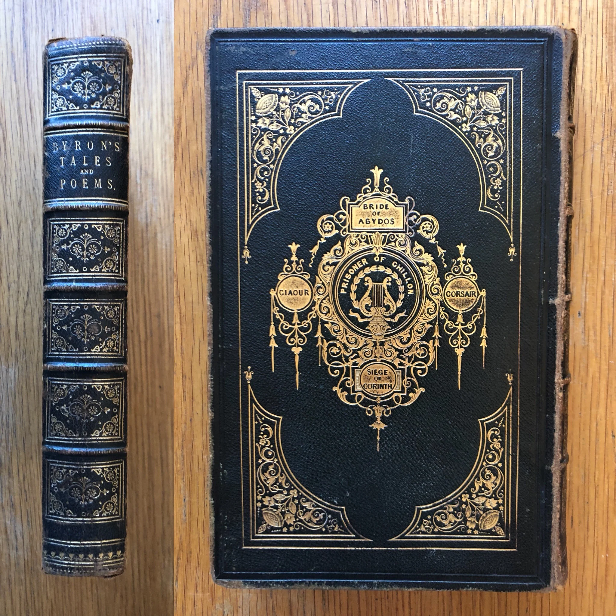 Byron's Tales and Poems - leather binding - Image 5