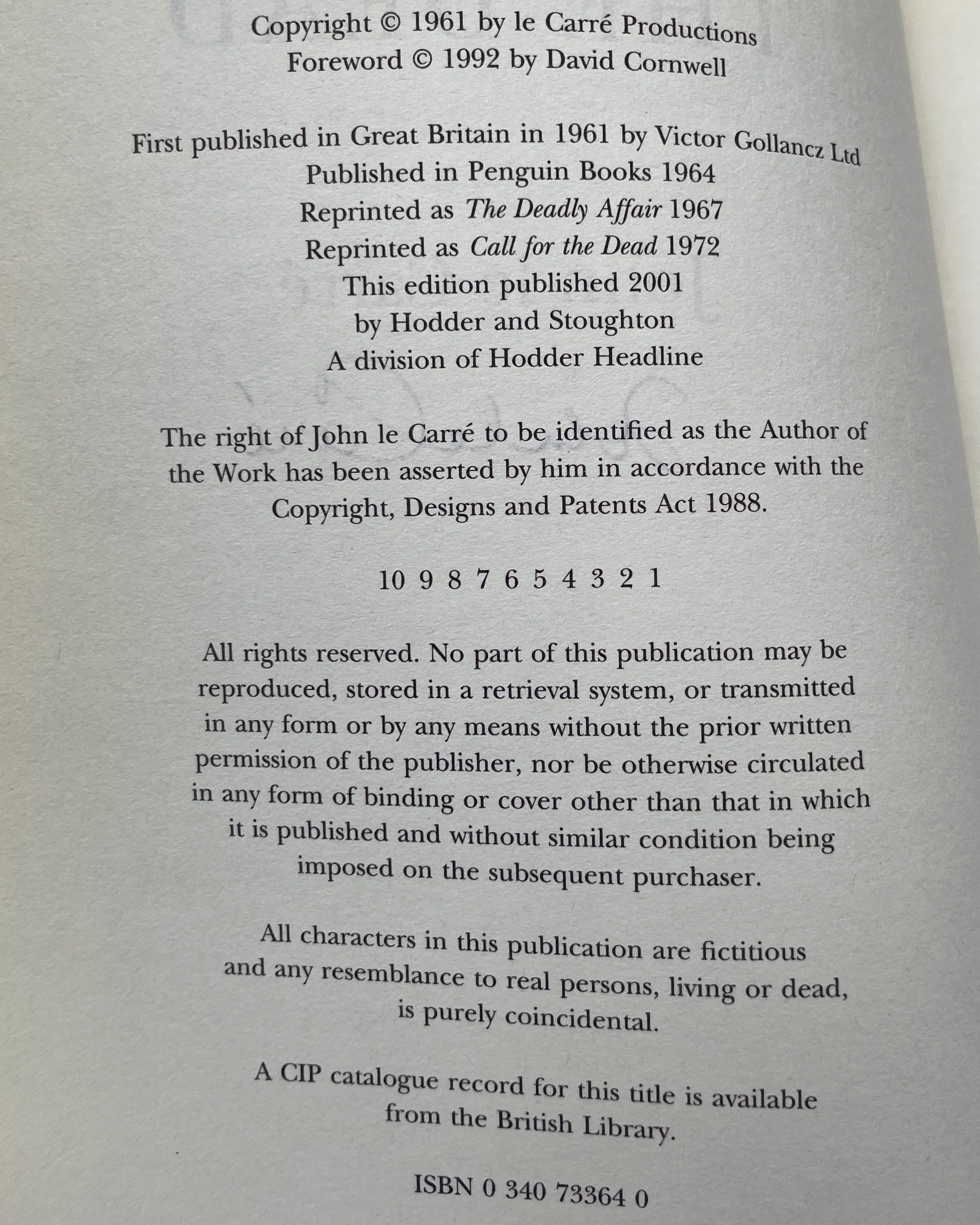 Call for the Dead - Image 4