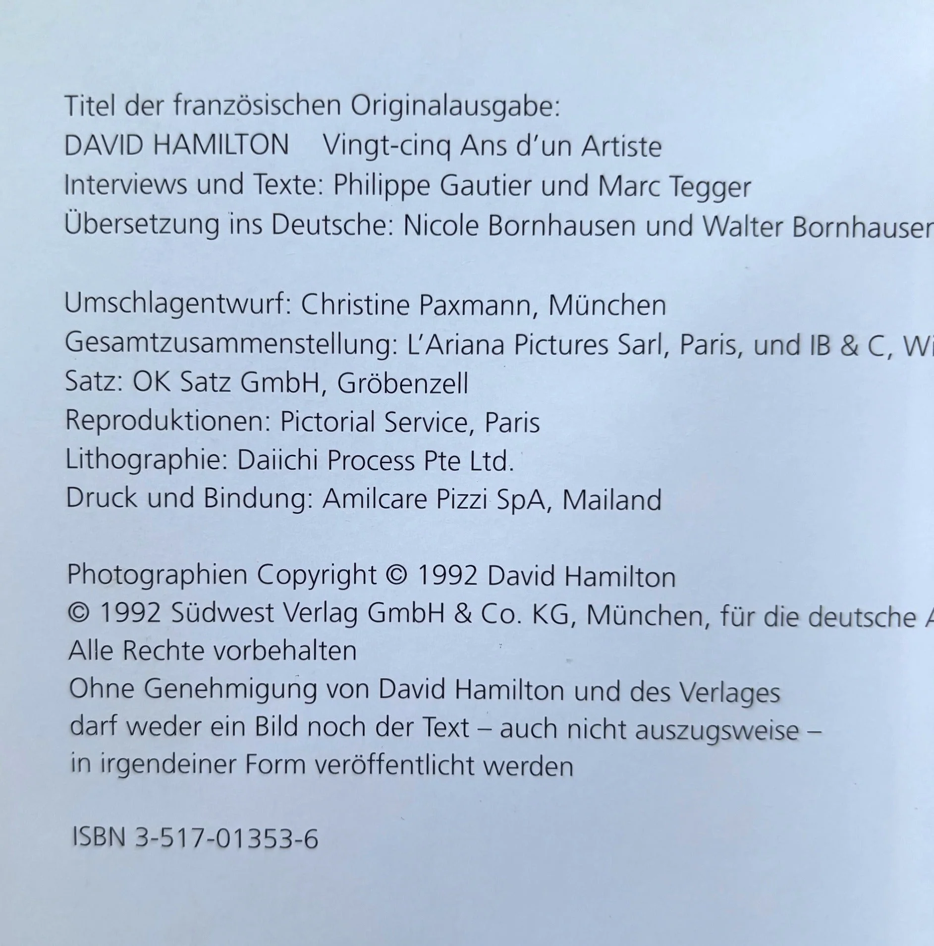 David Hamilton: Seine Besten Bilder (His Best Pictures) 1965-1990 - Image 6