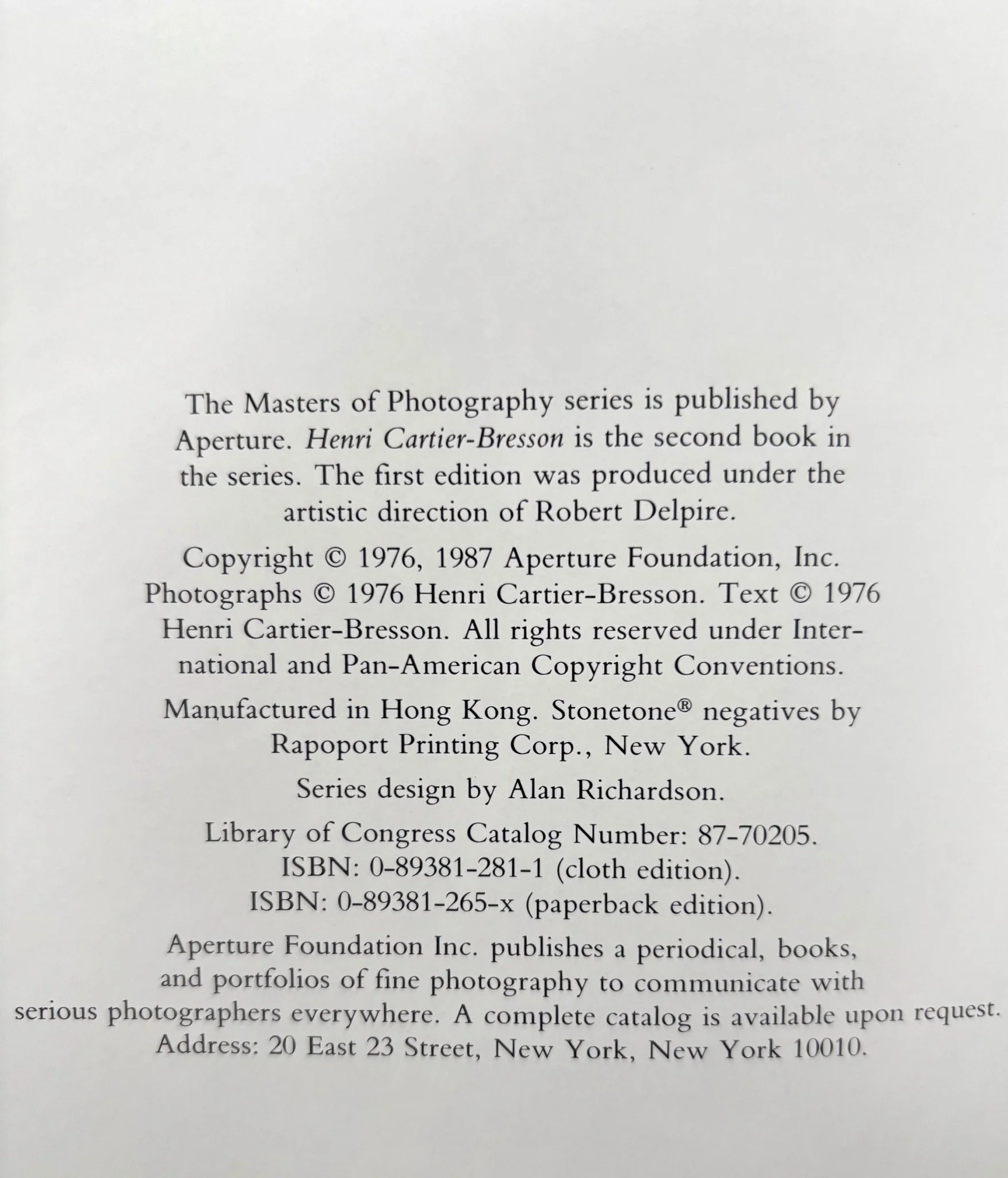 Henri Cartier-Bresson: Aperture Masters of Photography - Number 2 - Image 5