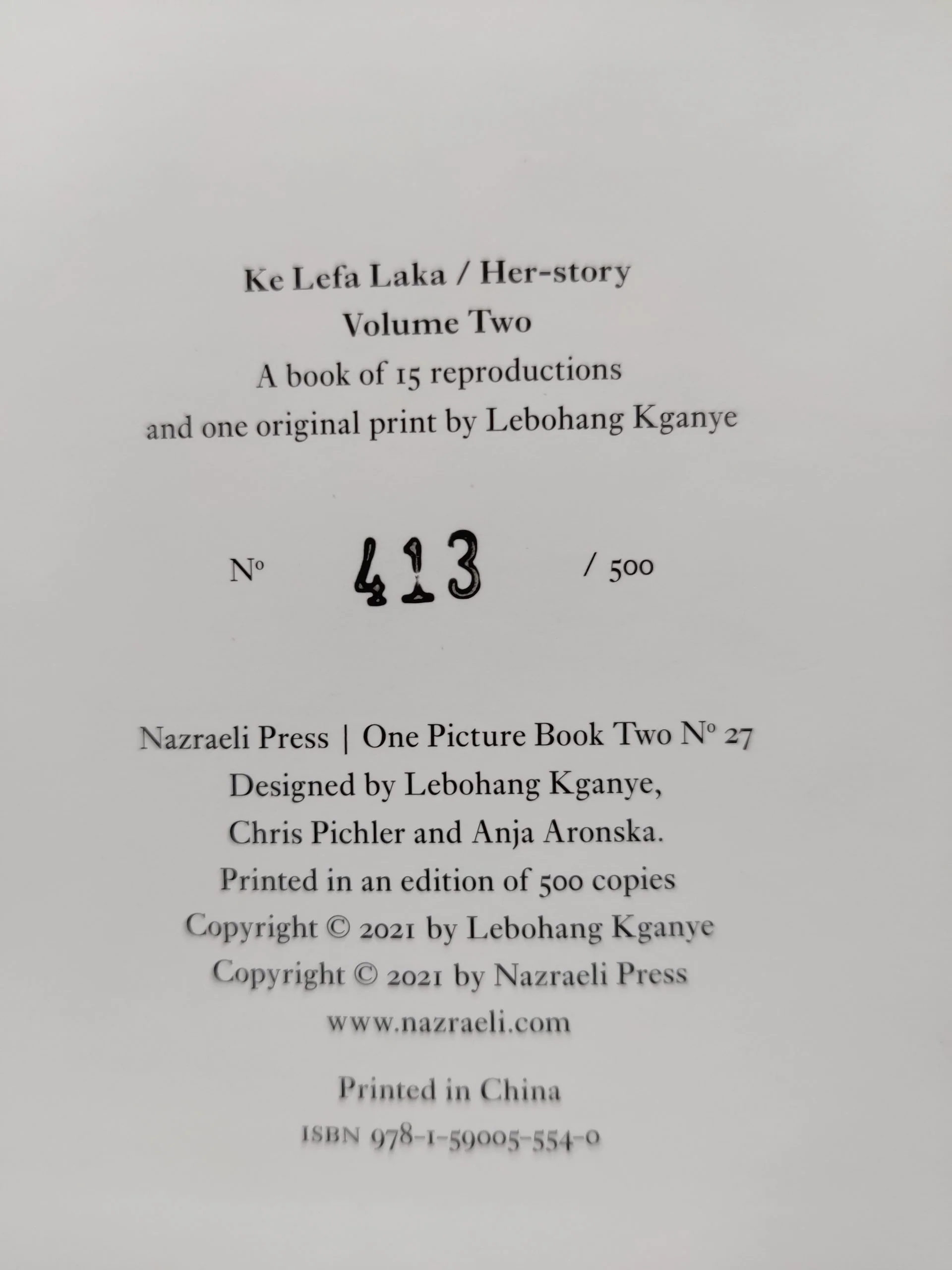 Ke Lefa Laka / Her-story Volume Two (One Picture Book) - Image 8