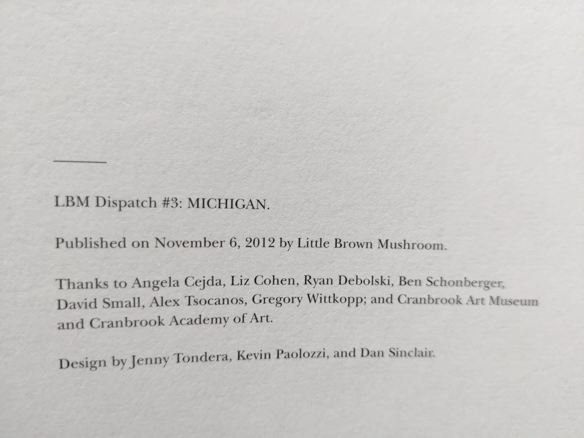 LBM Dispatch #3: Michigan - Image 5