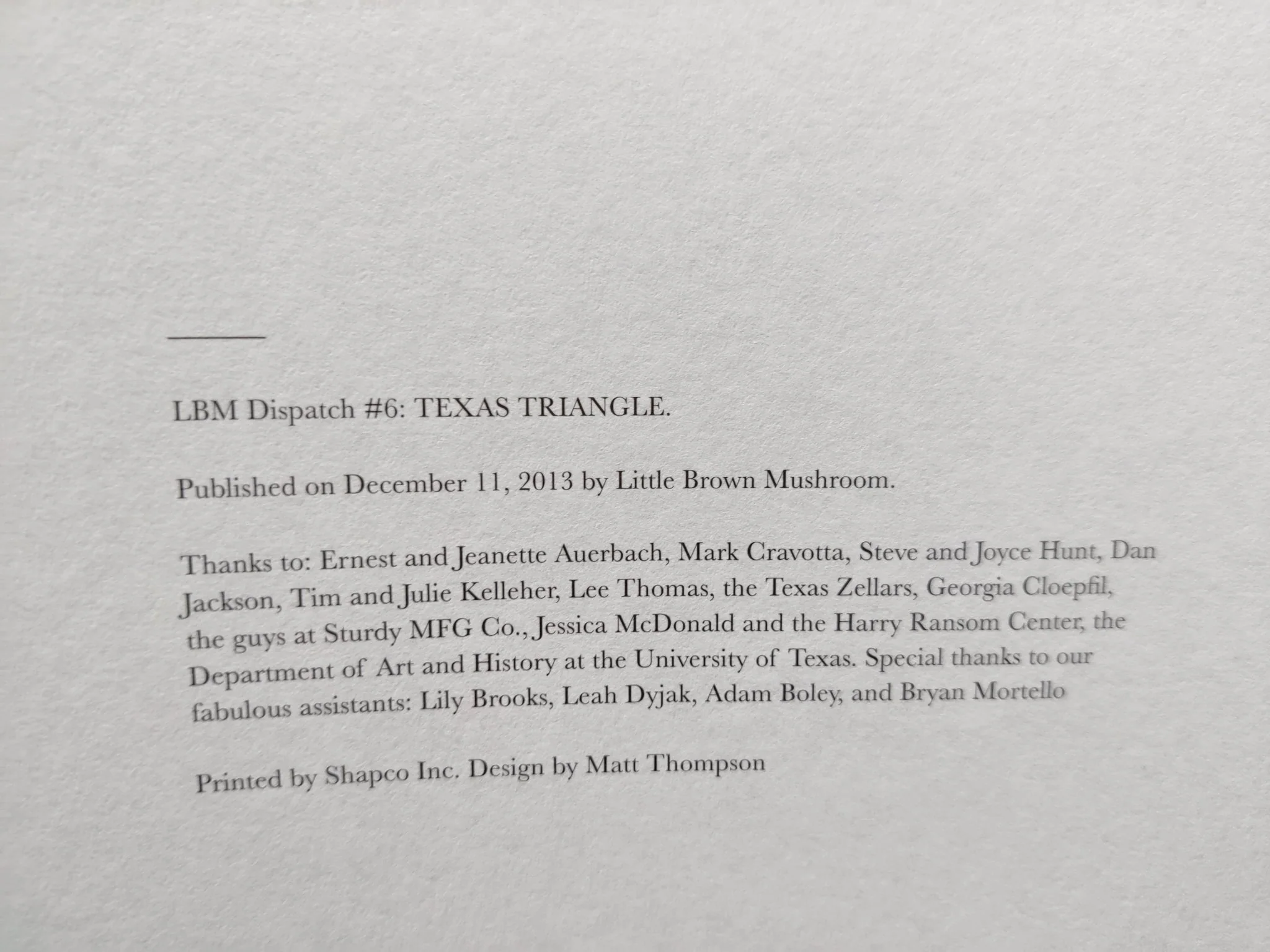 LBM Dispatch #6: Texas Triangle - Image 5