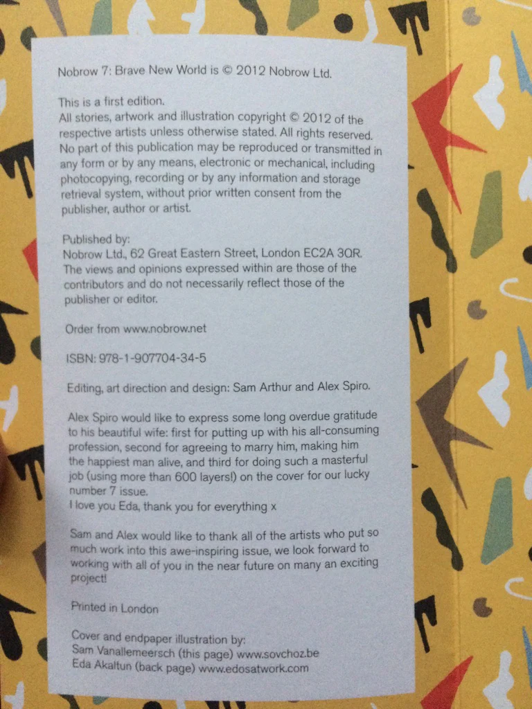 Nobrow 7: Brave New World - Image 4