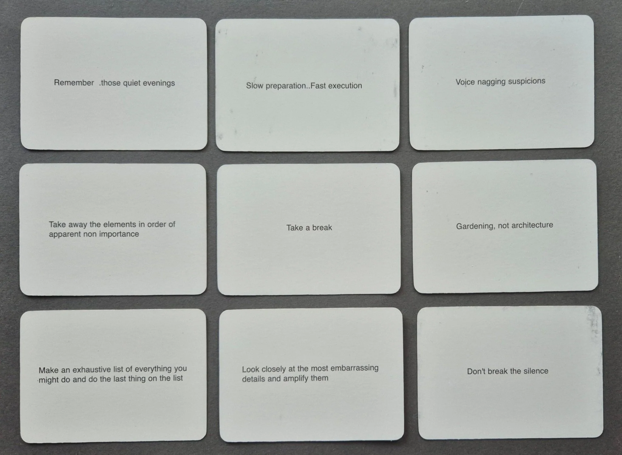 Oblique Strategies Card Box - Image 2