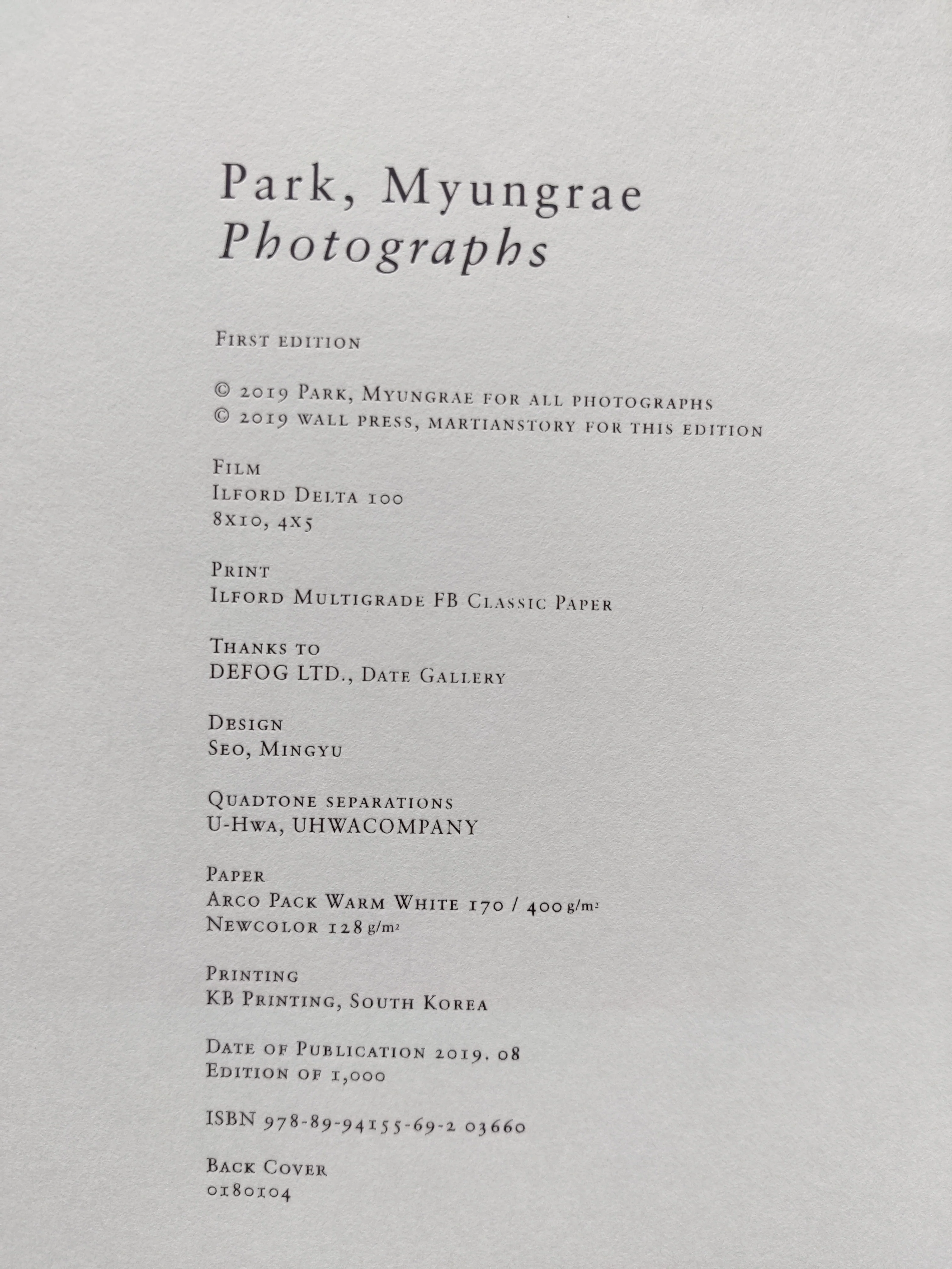 Park, Myungrae: Photographs - Image 7