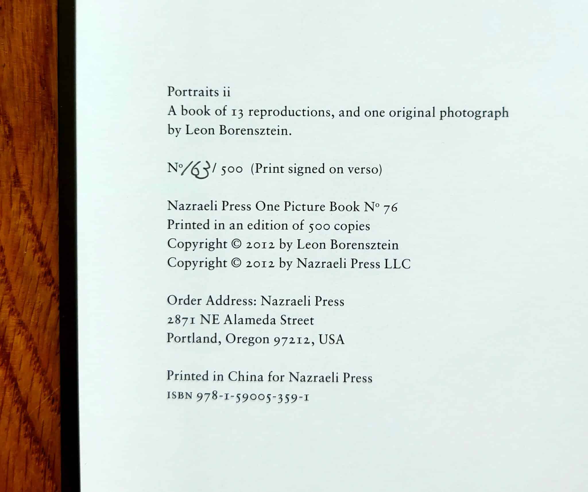 Portraits ii (One Picture Book) - Image 7