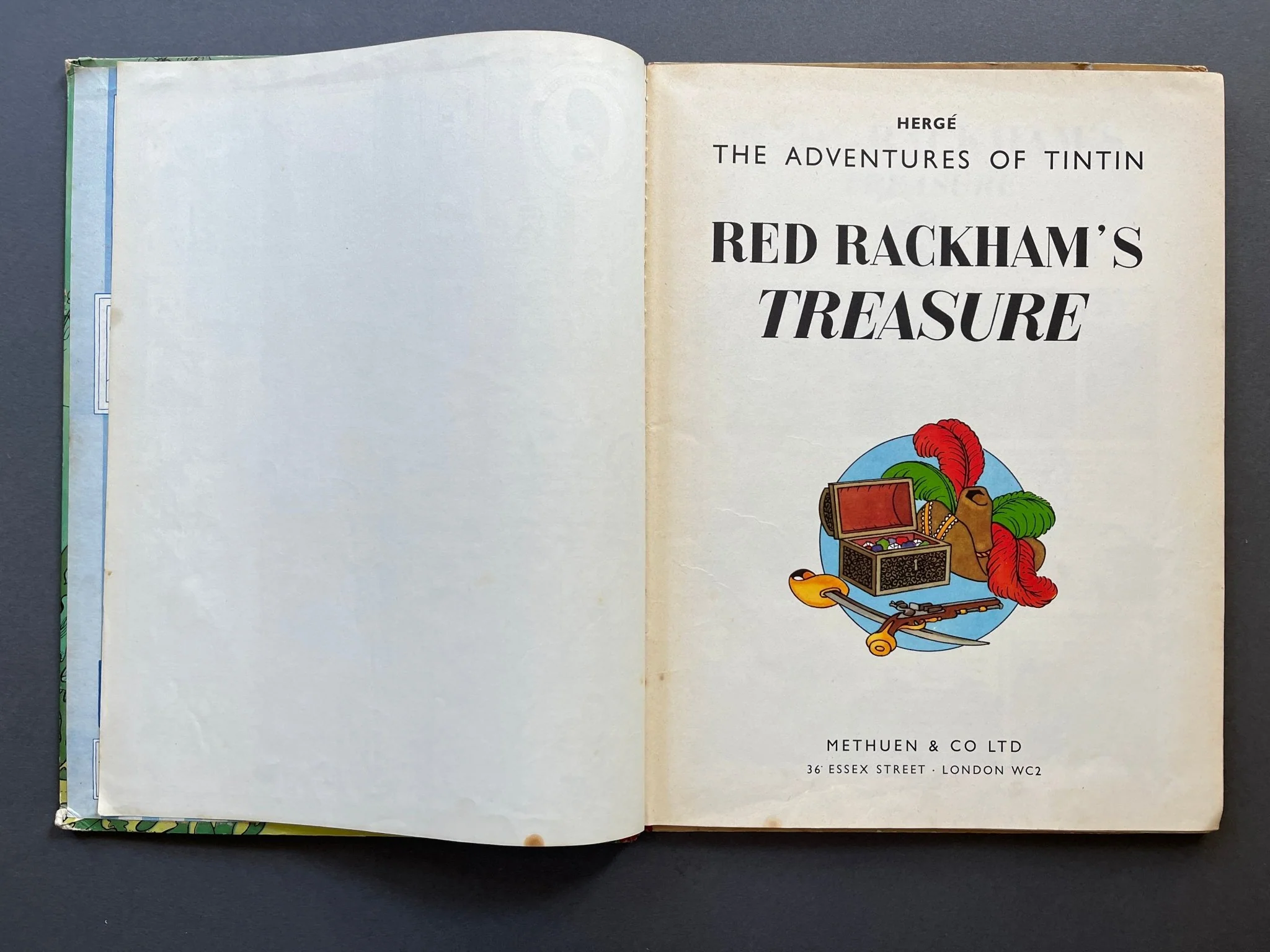 The Adventures of Tintin - Red Rackham's Treasure - UK 1st - Image 2