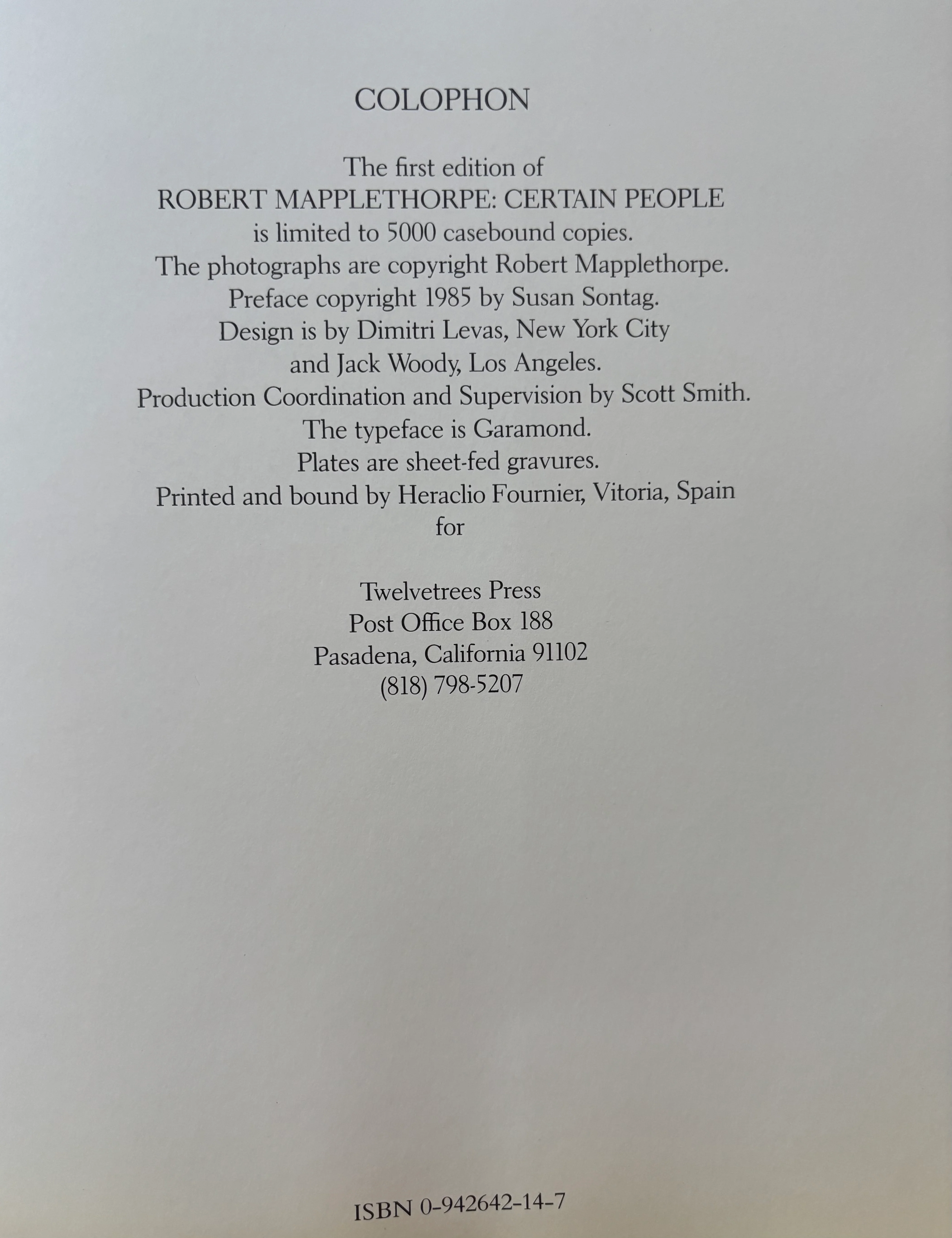 Robert Mapplethorpe: Certain People - Image 5