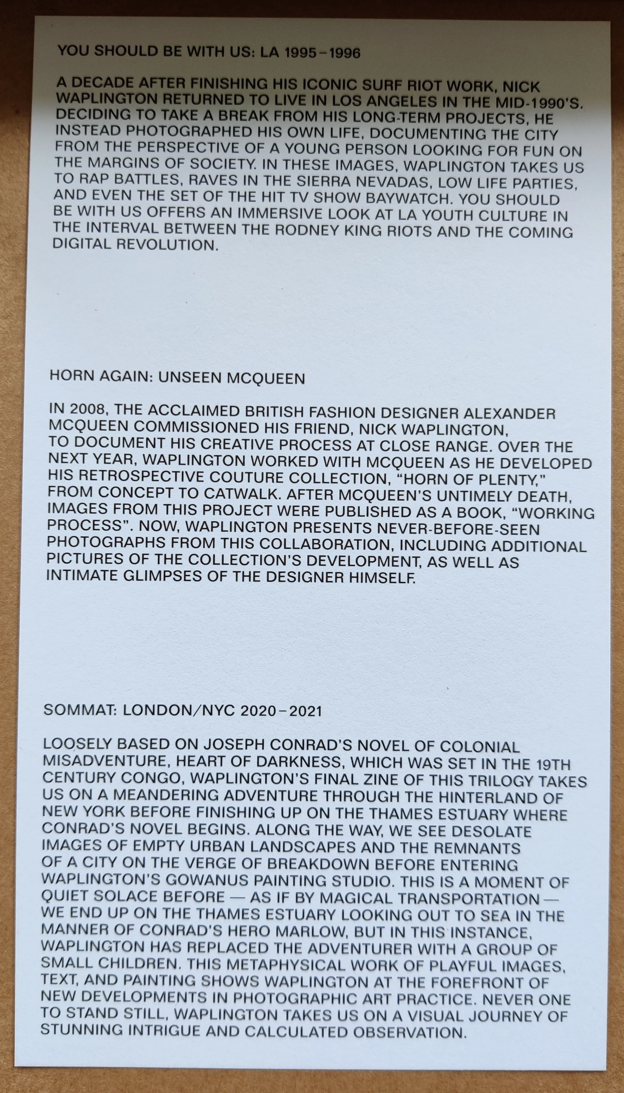 Sommat/You Should Be With Us: LA 1995 - 1996/Horn Again - Image 13