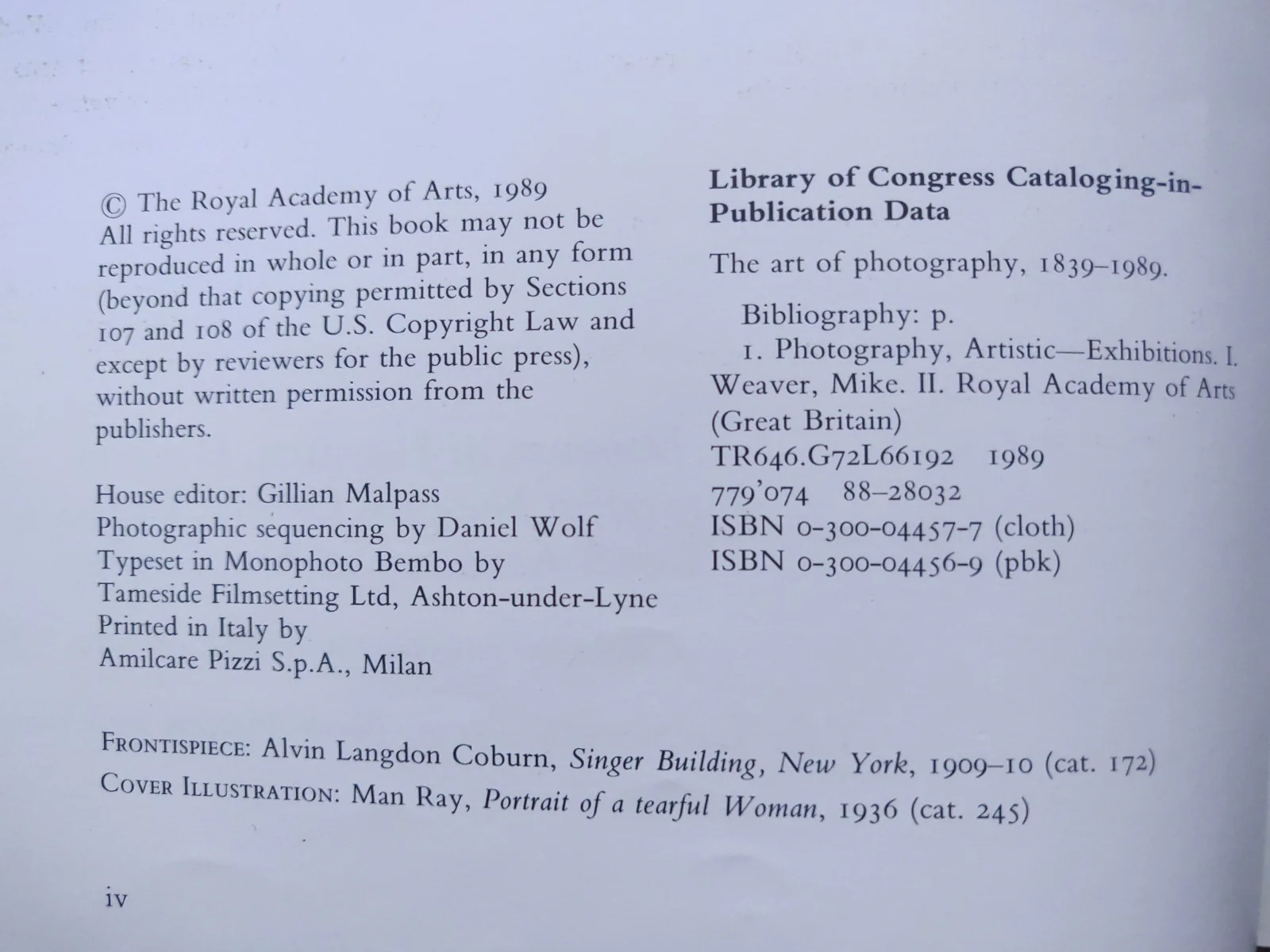The Art of Photography 1839 - 1989 - Image 13