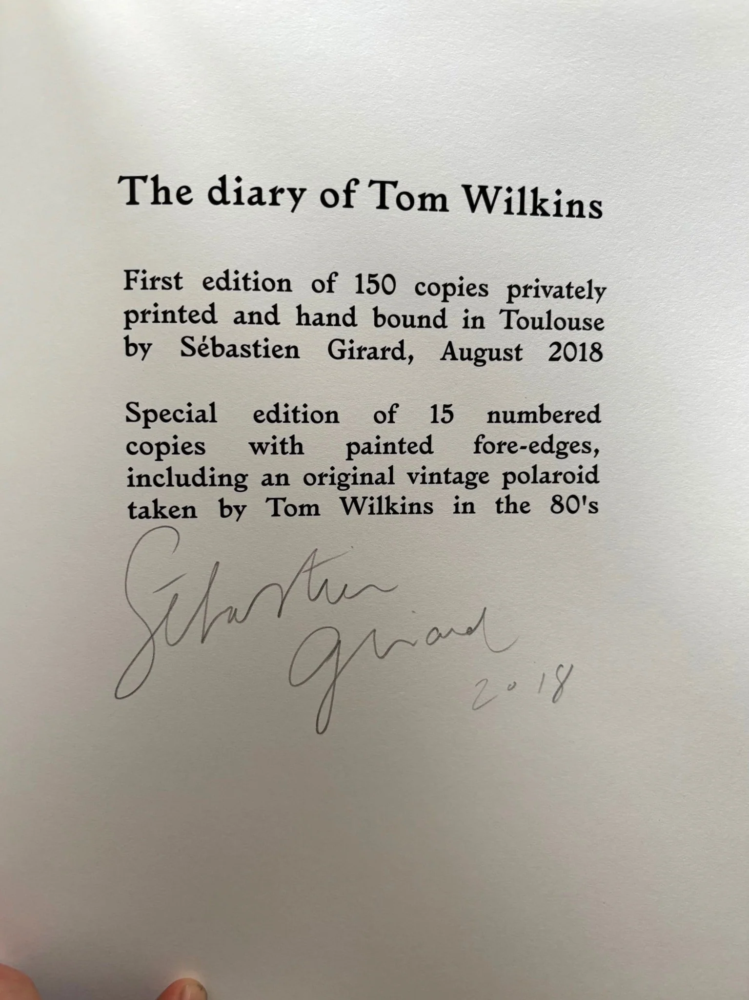 The Diary Of Tom Wilkins - Image 2
