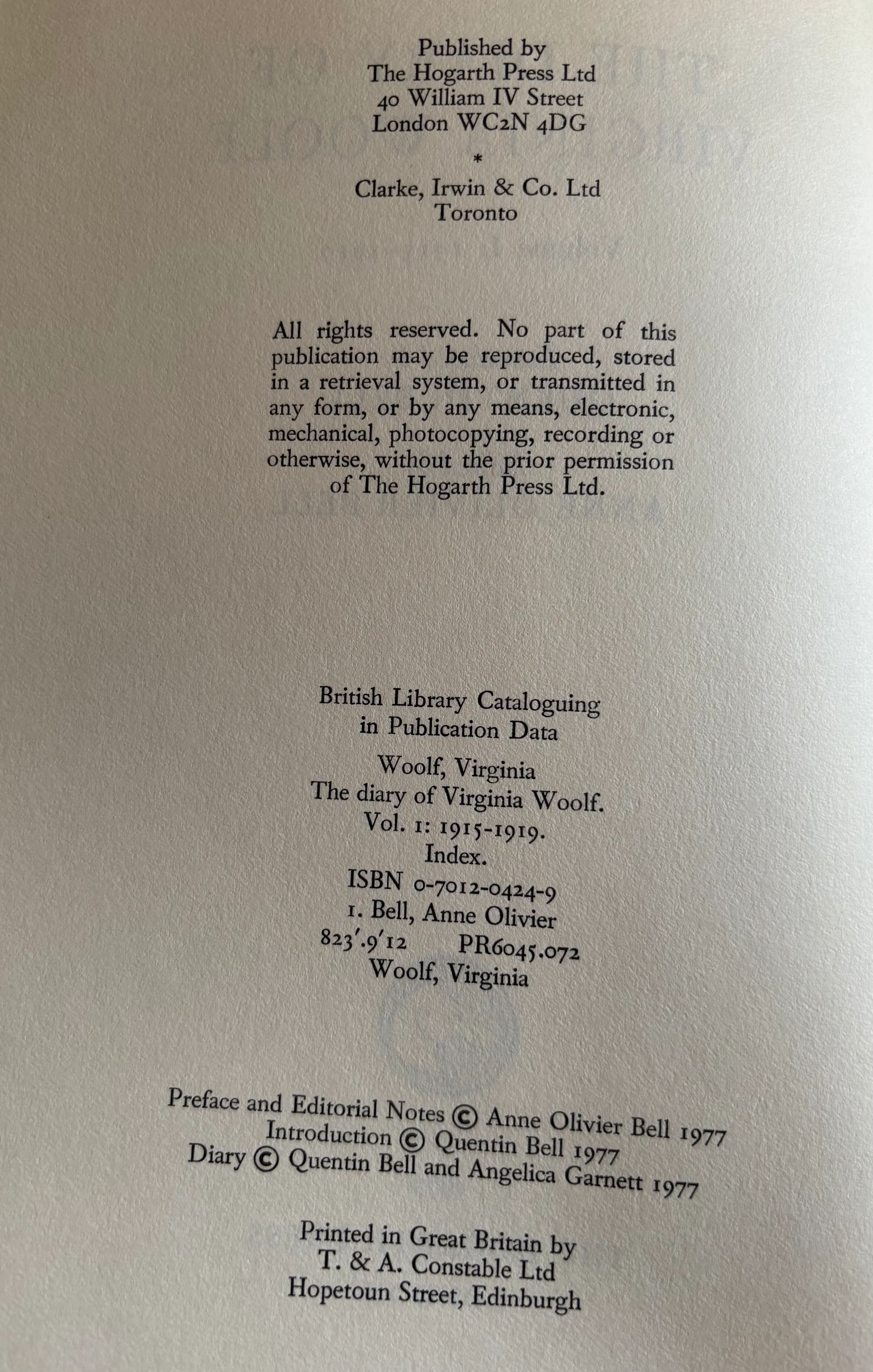 The Diary of Virginia Woolf Vols I-V - Image 4