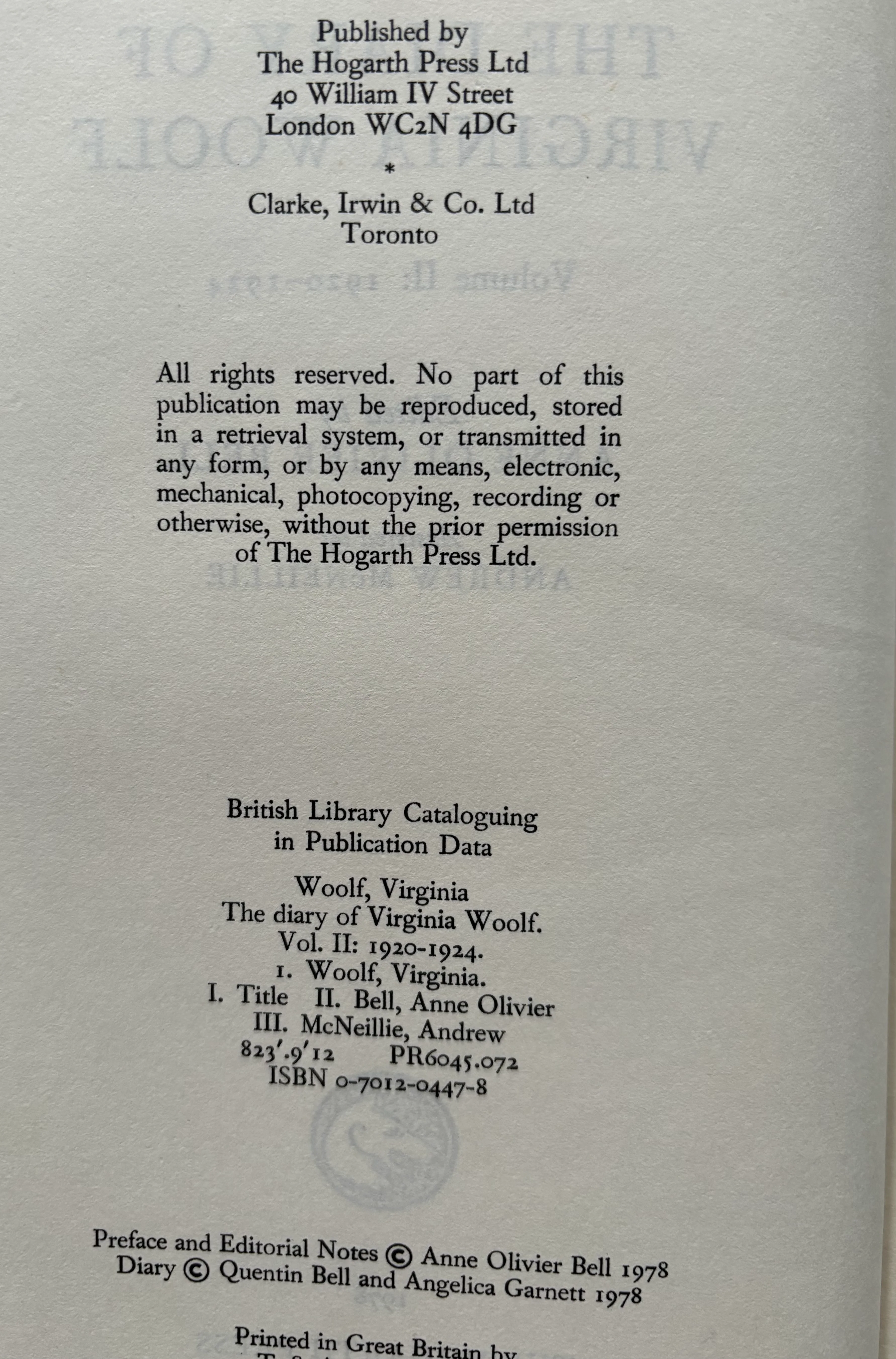 The Diary of Virginia Woolf Vols I-V - Image 8