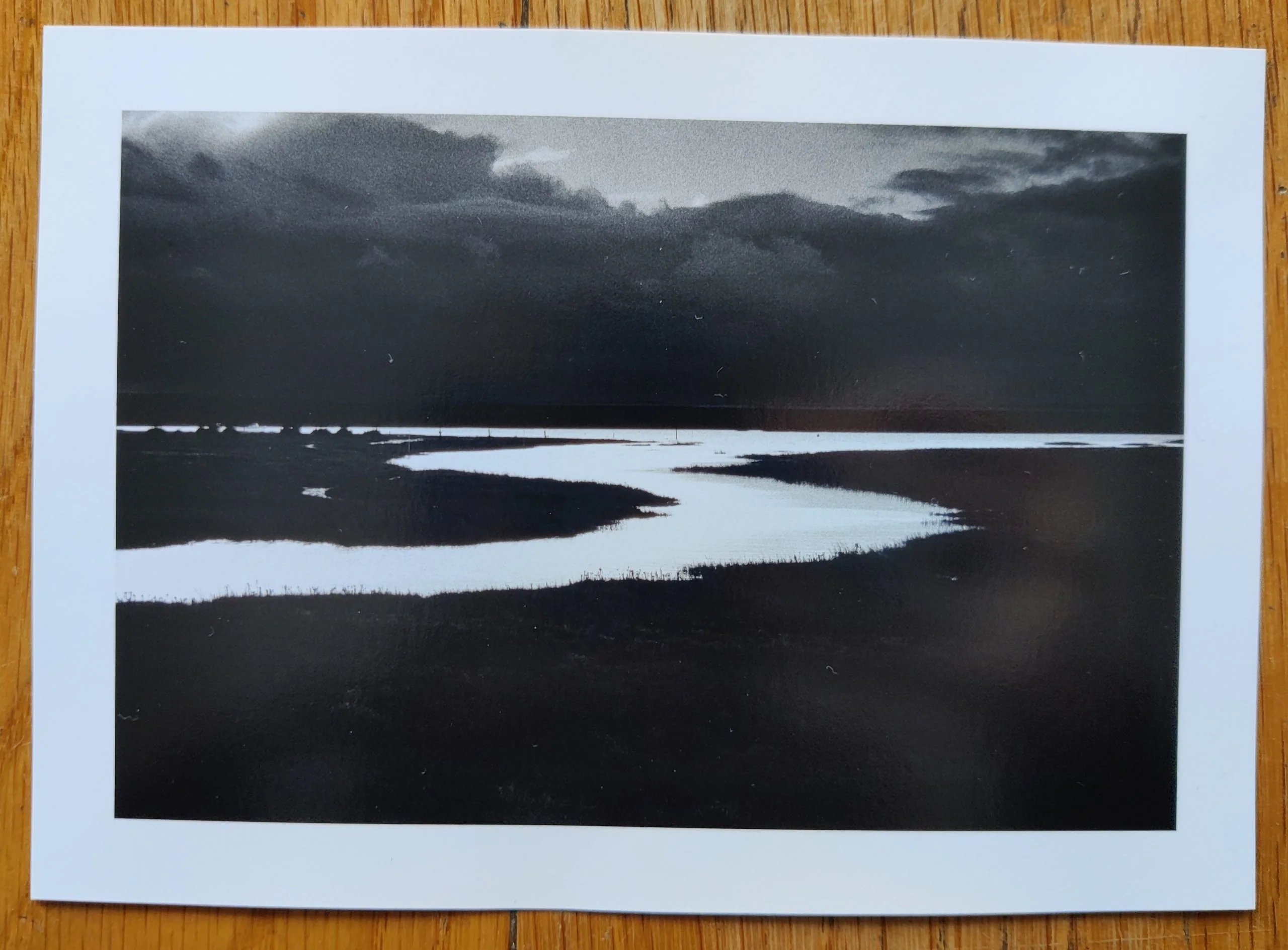 Where the Rain Clouds Gather with "River At Dusk" Print - Image 2
