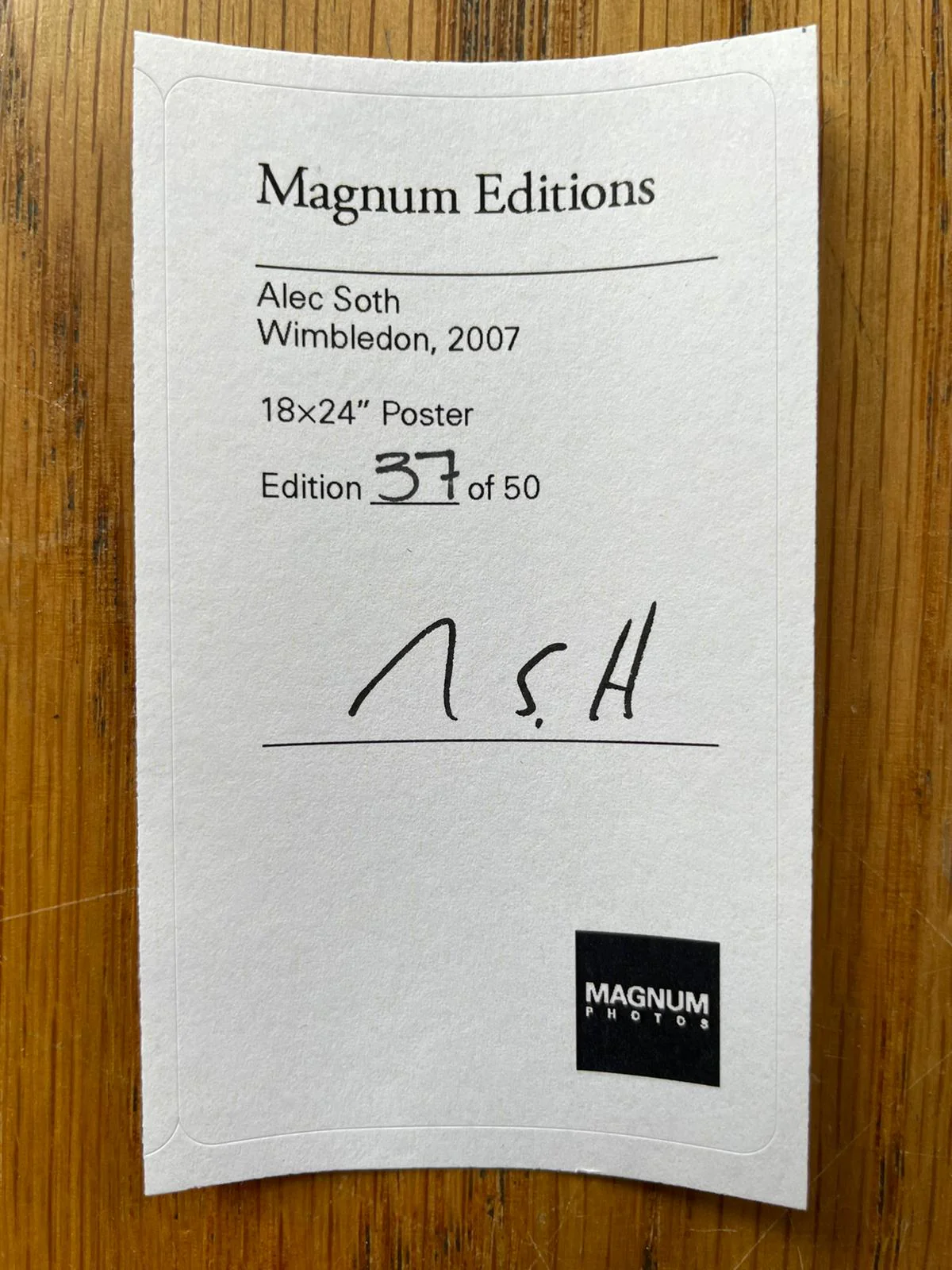 Wimbledon, 2007 (Magnum Editions Poster) - Image 3